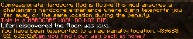 When you die, you don't lose your world