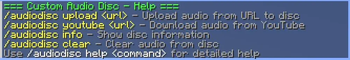 /audiodisc help