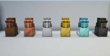 A Tiered Row of Backpacks