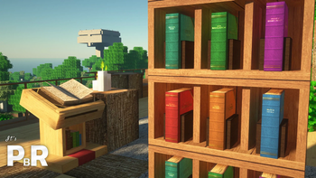 Chiseled Bookshelf - with color