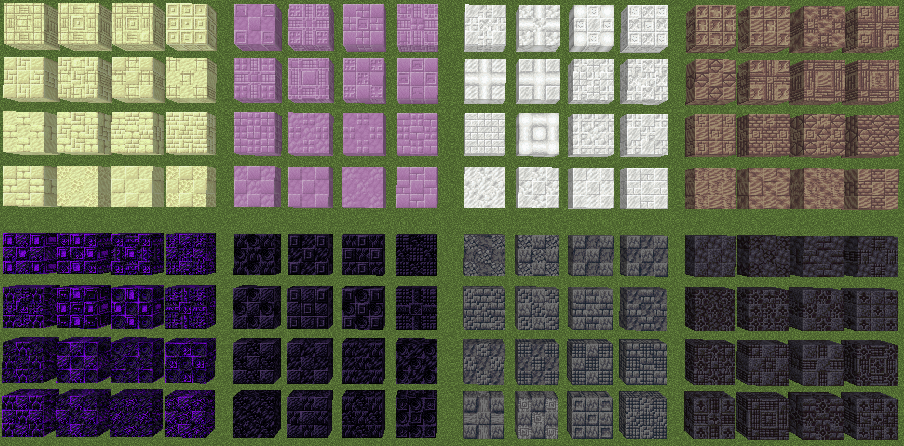 Block sets can create tons of patterns