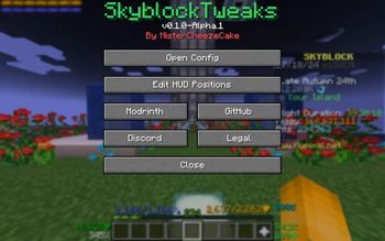 Mod Screen