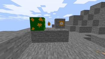 Tangerine, Tangerine Leaves and a Creature Scanner.