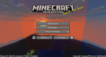 Screenshot taken in vanilla