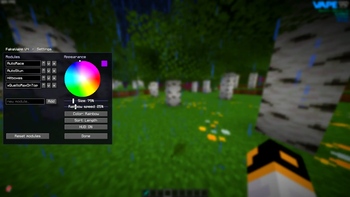 Settings Menu