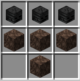 The wither spawn egg recipe