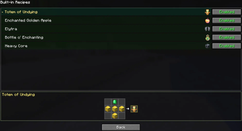Toggle on and off the default and custom one!