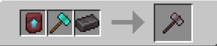 Netherite Hammer Recipe