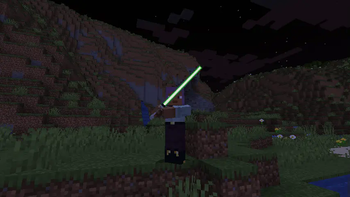 Blocking With Luke's Lightsaber