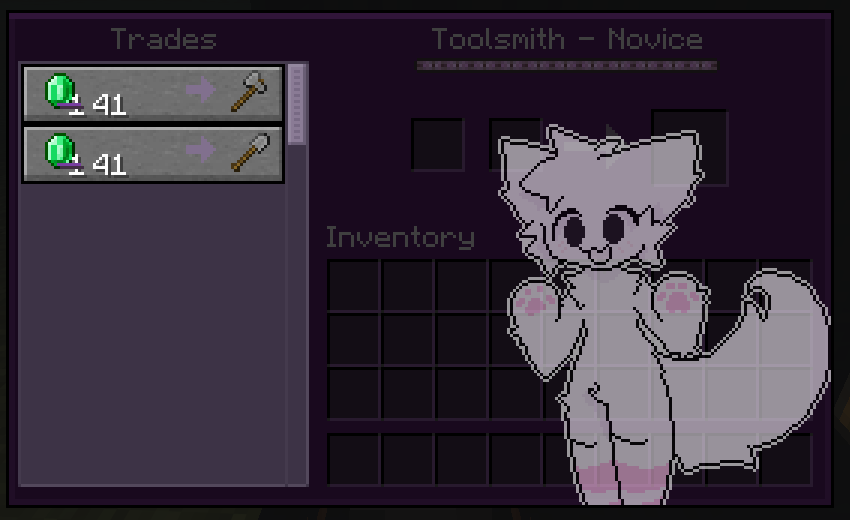 v1.2 - Villager trading inventory