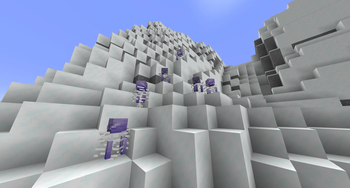 Breezes in a snowy slopes biome