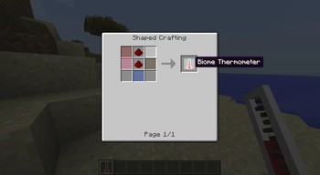 Crafting recipe