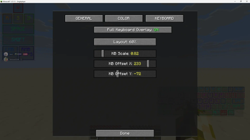 full keyboard tab