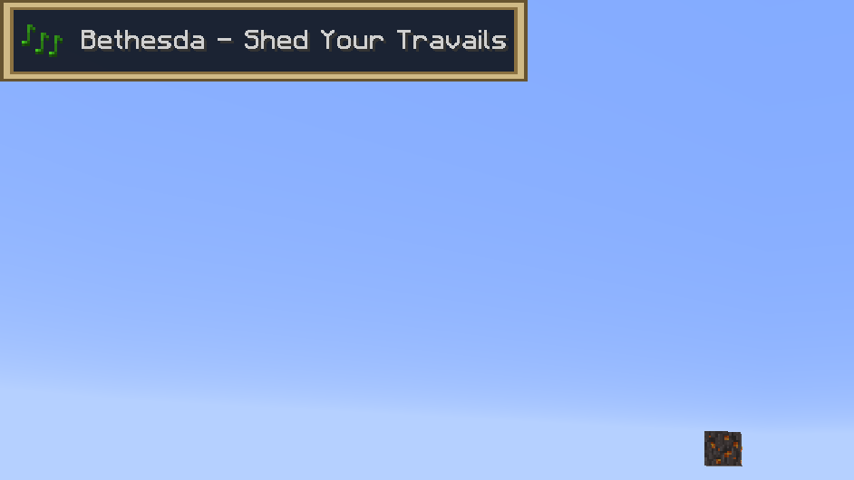 Custom music toast that's based on the Morrowind UI