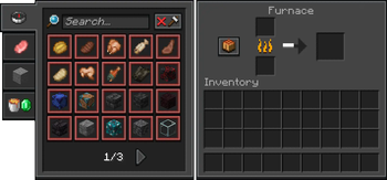 Furnace with Recipe Book