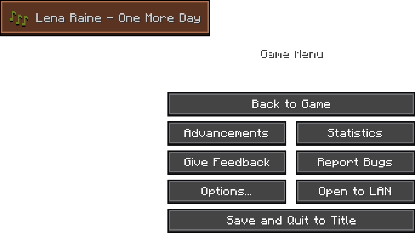 Game Menu