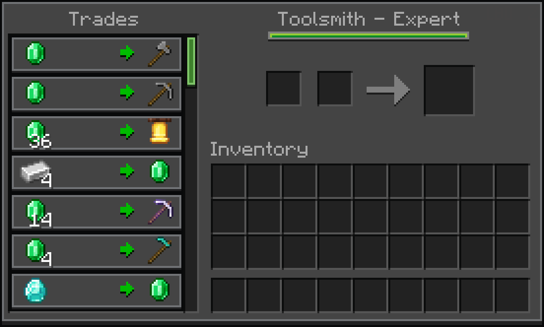 Villager Trading