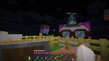 HUD with custom hearts and crosshair in-game (v1.1)