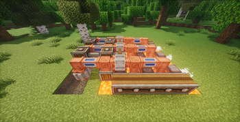 Lava Duct Turbine + Shaft