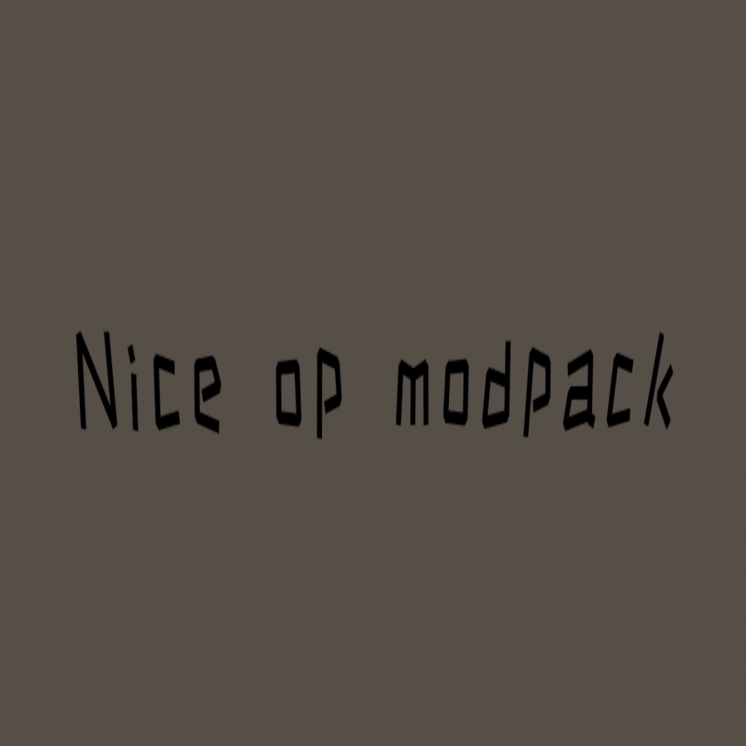 Nice op modpack