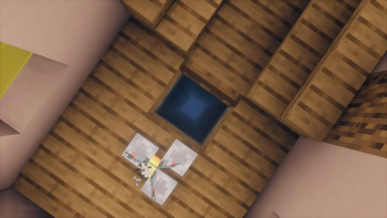 A narrow shaft leads to the world of alchemy...