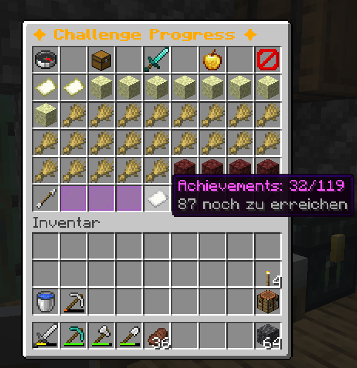 Item Hunt offene Achievments