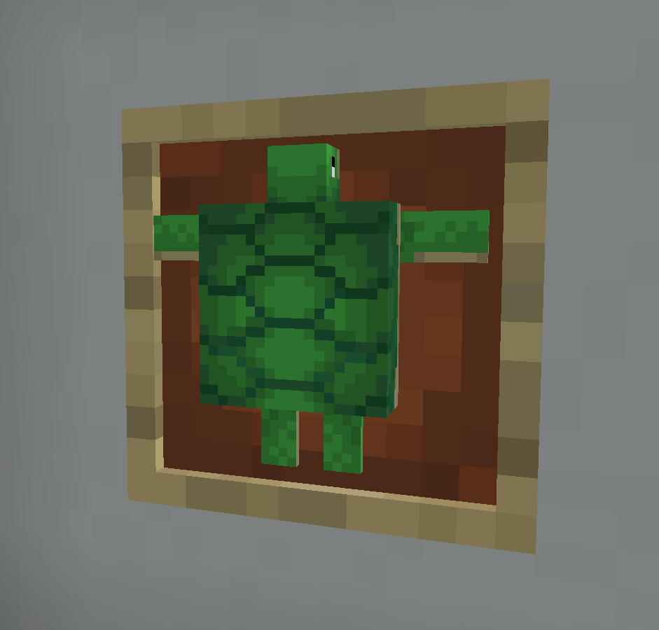 Turtle totem in item frame