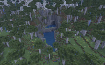 Birch forest