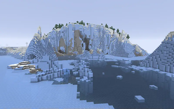Glacier cliffs