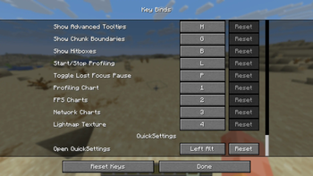 Keybind Setting for QuickSettings