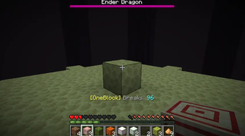 The One Block in the End dimension