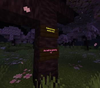 Colored & Glowing Text