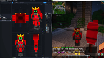 Model to Entity side-by-side