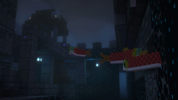 flooded ancient city with proper waterlogging