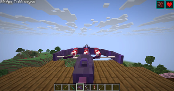 Visible Multshot Firework Rocket