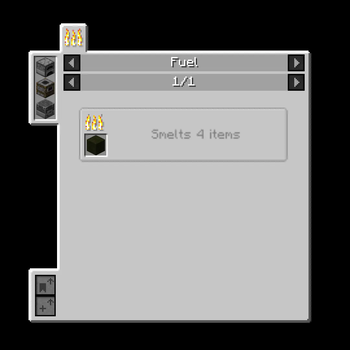 Compressed Hay Block smelts 10x more items than Hay Block