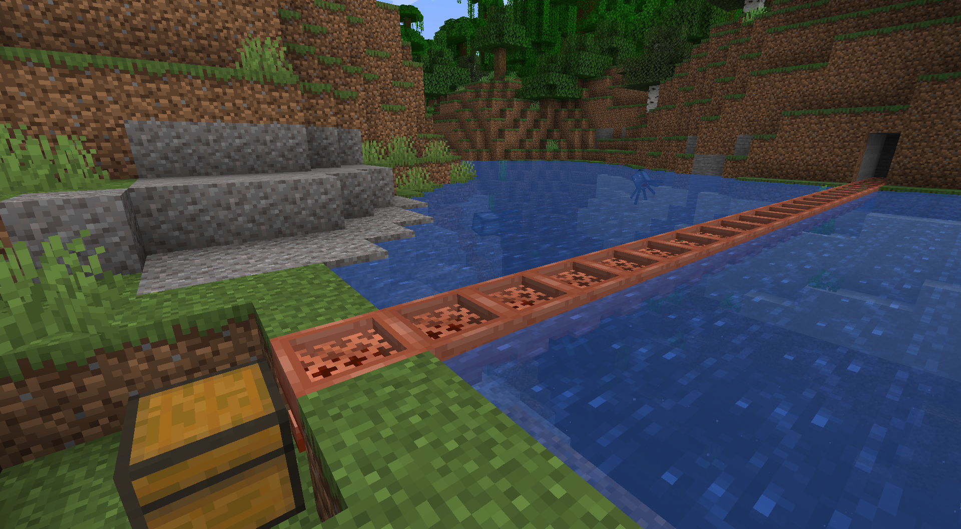 Waterlogged Unihopper Bridge