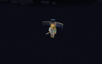 A phantom carrying off the player