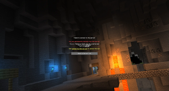 Default "Permanently Banned" screen