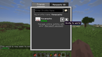Friends List in-game
