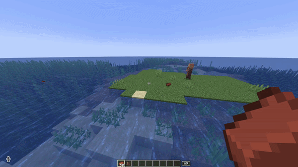 Brick throwing visual