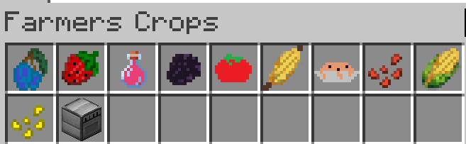 Farmers Crops Tab