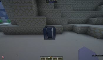Glowing Grave with Golden Dot in location bar