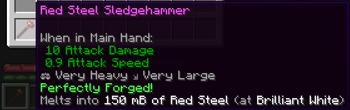 Red Steel Sledgehammer