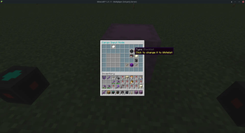 Input menu
