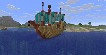 simple pirate ship!