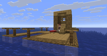 Villager: "I'm lonely here in the middle of the ocean!"