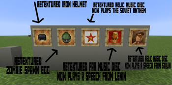 Retextured Items and Music Discs