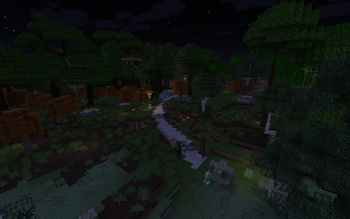 Woods and stone