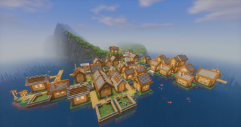 Cozy Village on the sea